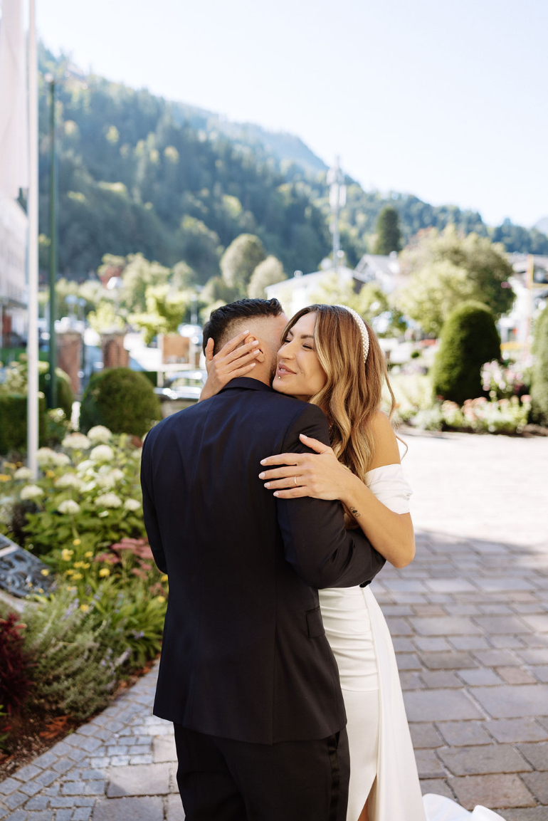 Antonija und Mario nach der Trauung